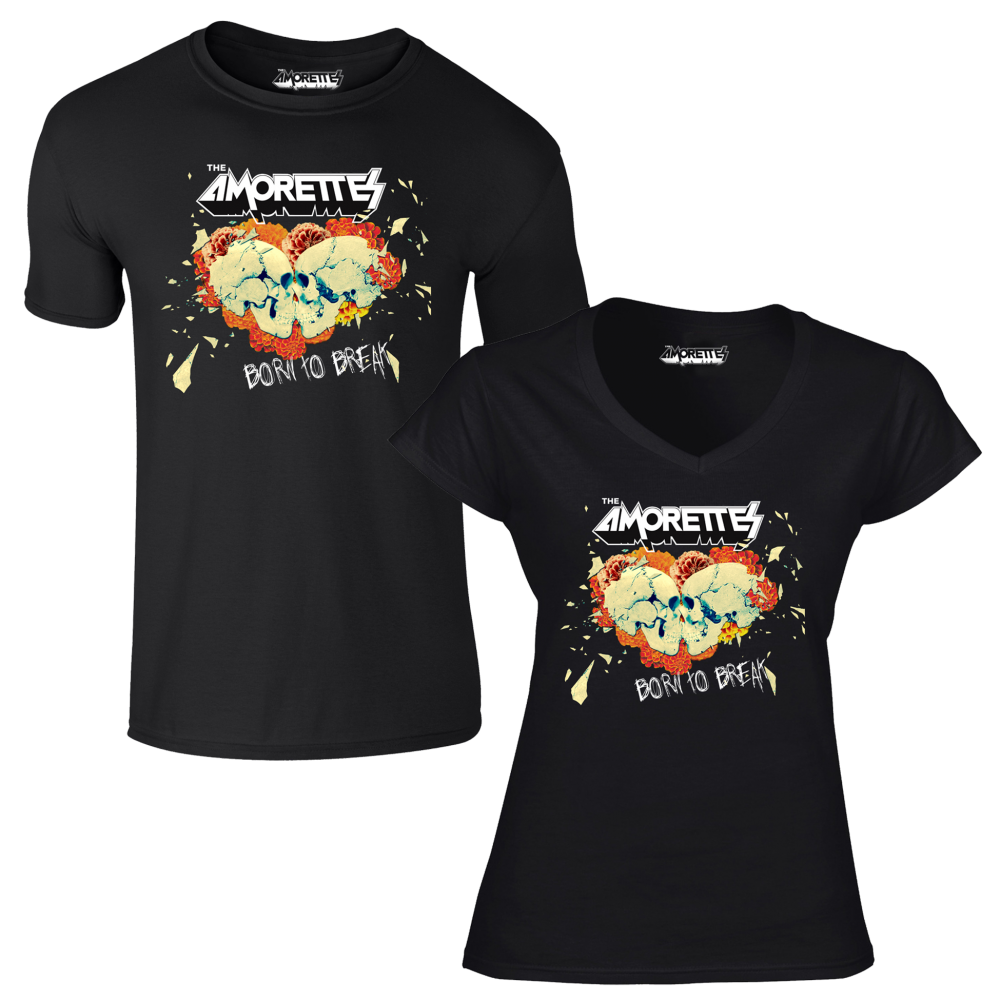 The Amorettes - Born To Break Black T-Shirt