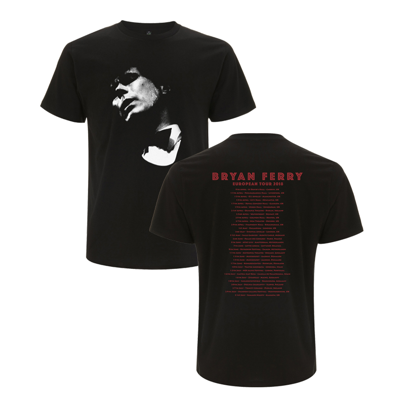 Bryan Ferry - European Tour 2018 T-Shirt