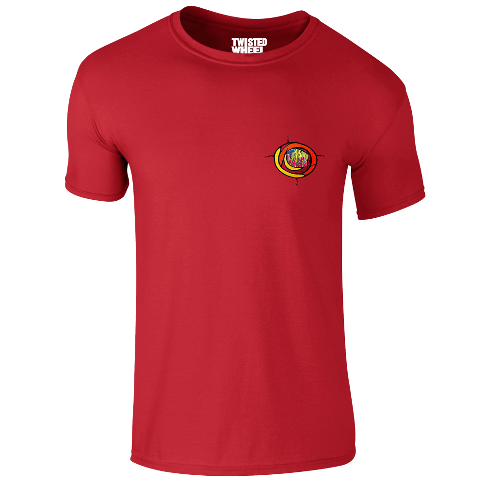 Twisted Wheel - Coloured Chest Logo Red T-Shirt