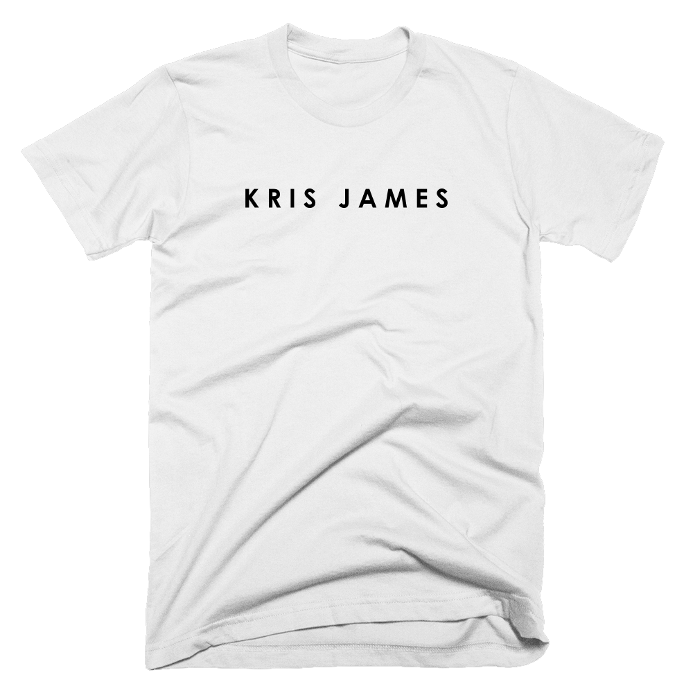 Kris James - White Logo T-Shirt