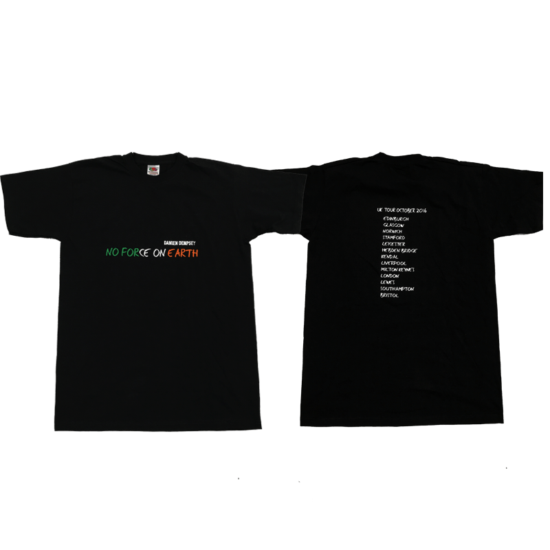 Damien Dempsey - No Force On Earth UK Tour T-Shirt