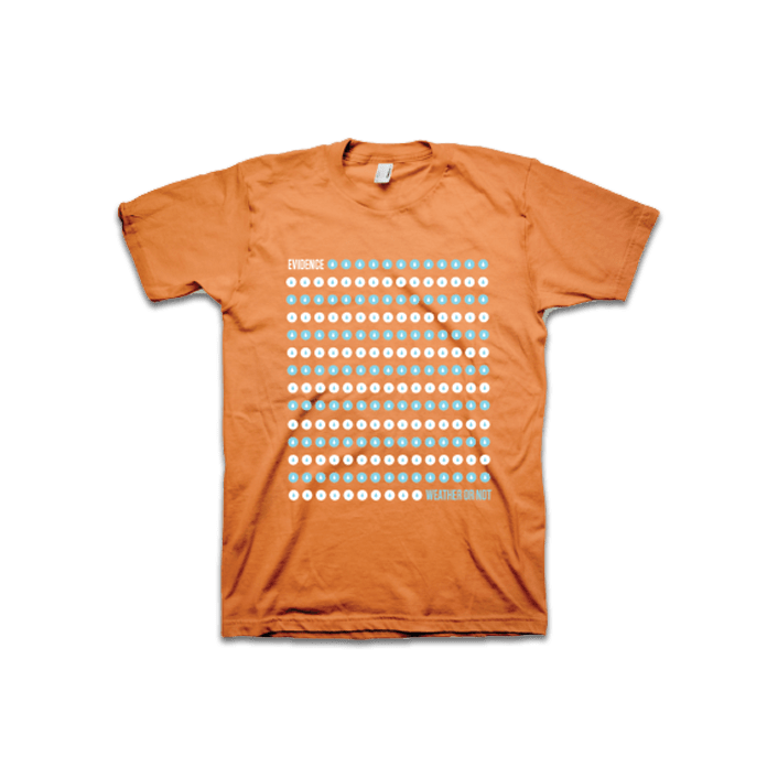 Evidence - Orange Dot Drop T-Shirt