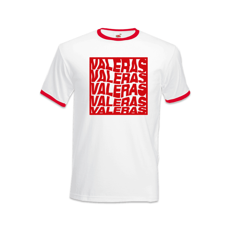 VALERAS - White Ringer T-Shirt