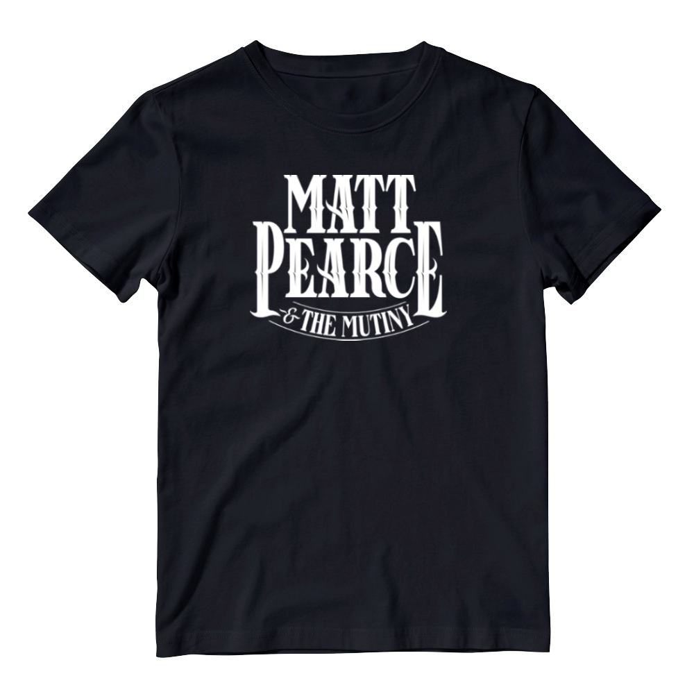 Matt Pearce & The Mutiny - White Logo T-Shirt