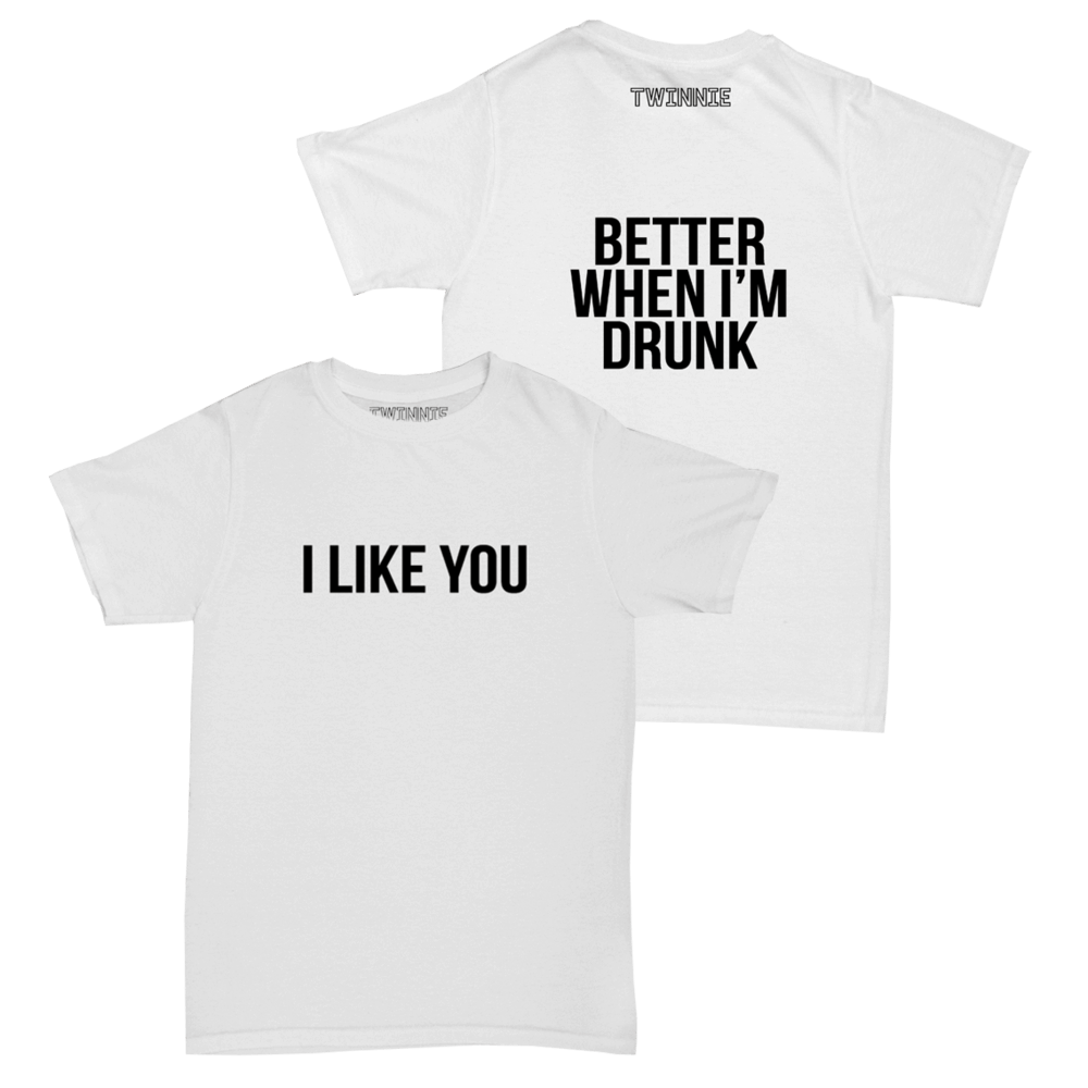 Twinnie - I Like You White T-Shirt