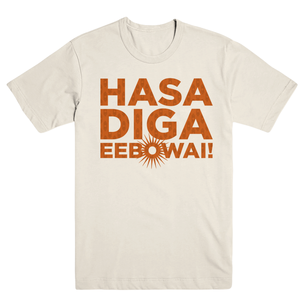 Book Of Mormon - Hasa Diga Sunburst T-Shirt