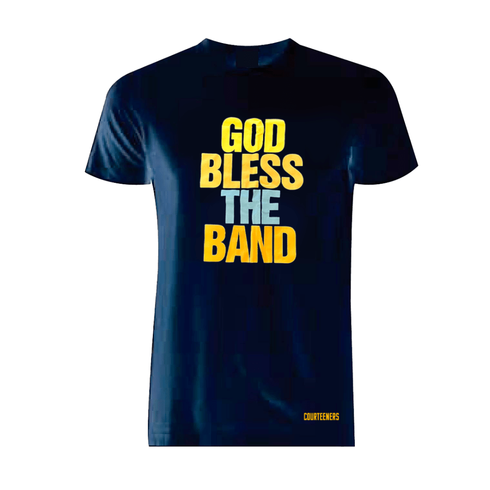 Courteeners - God Bless The Band Navy T-Shirt