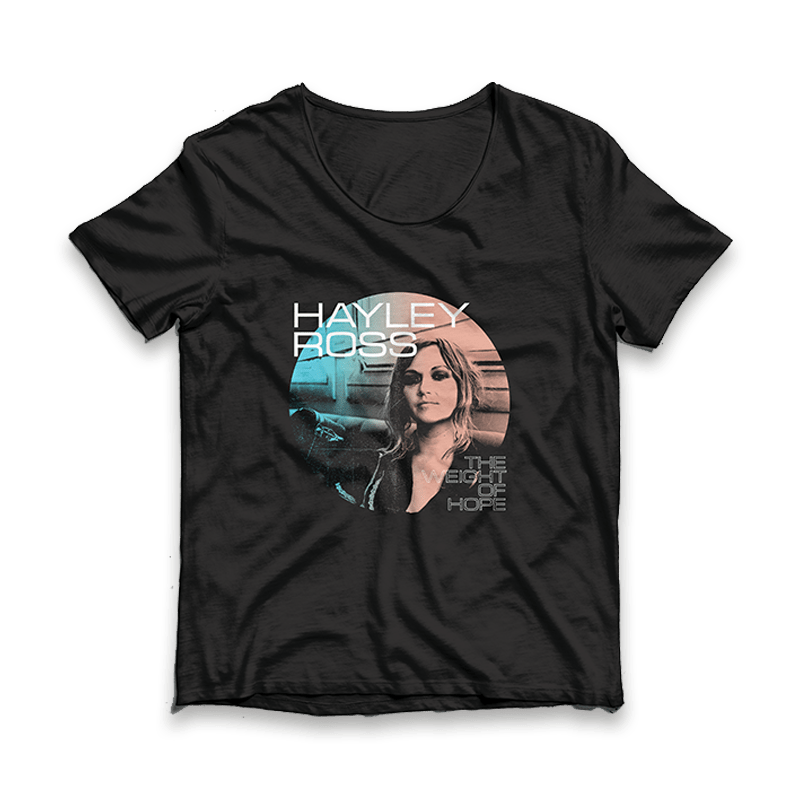 Hayley Ross - The Weight Of Hope Black T-Shirt