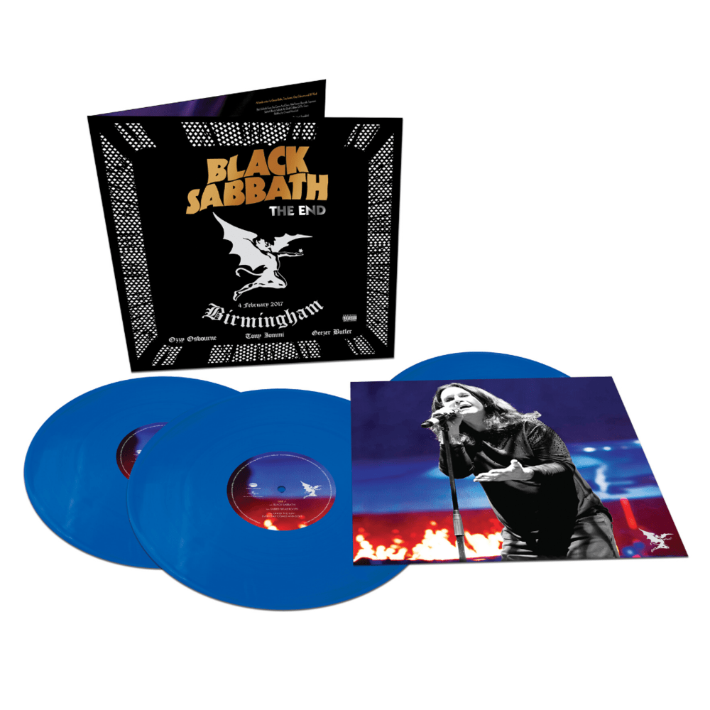 Black Sabbath - The End- Birmingham Blue Triple Vinyl