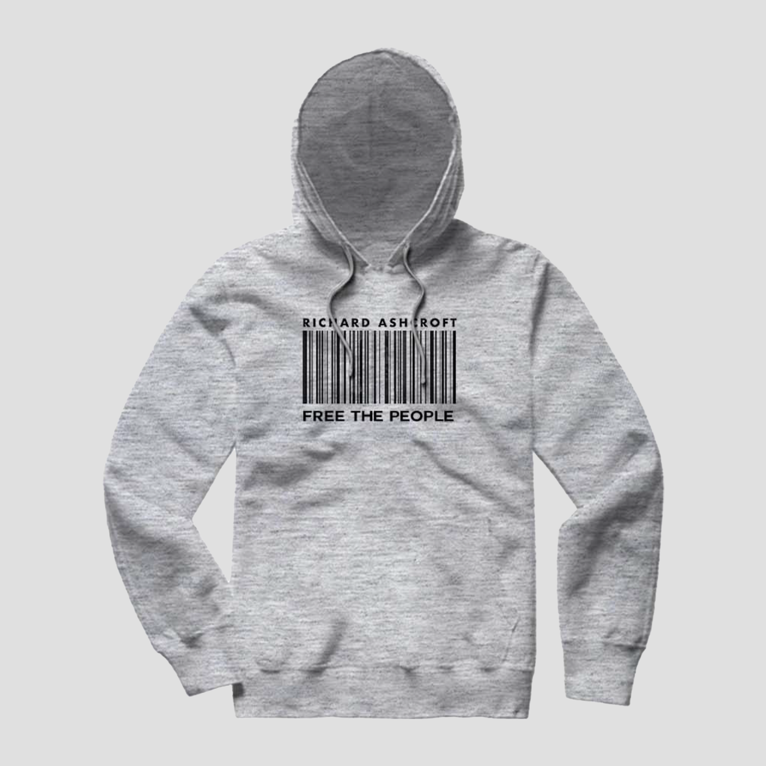 Richard Ashcroft - Free The People Grey Barcode Hoodie