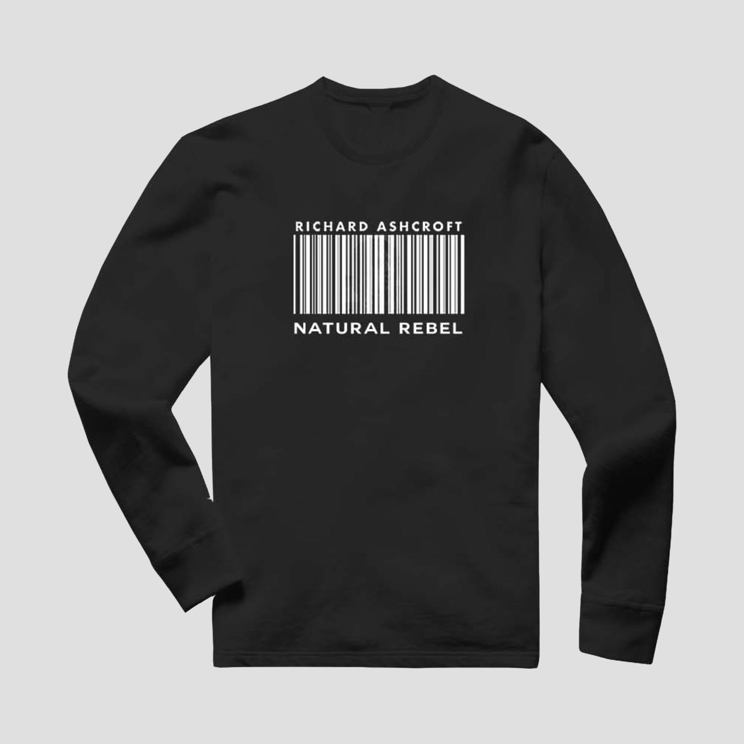 Richard Ashcroft - Natural Rebel Black Barcode Sweatshirt