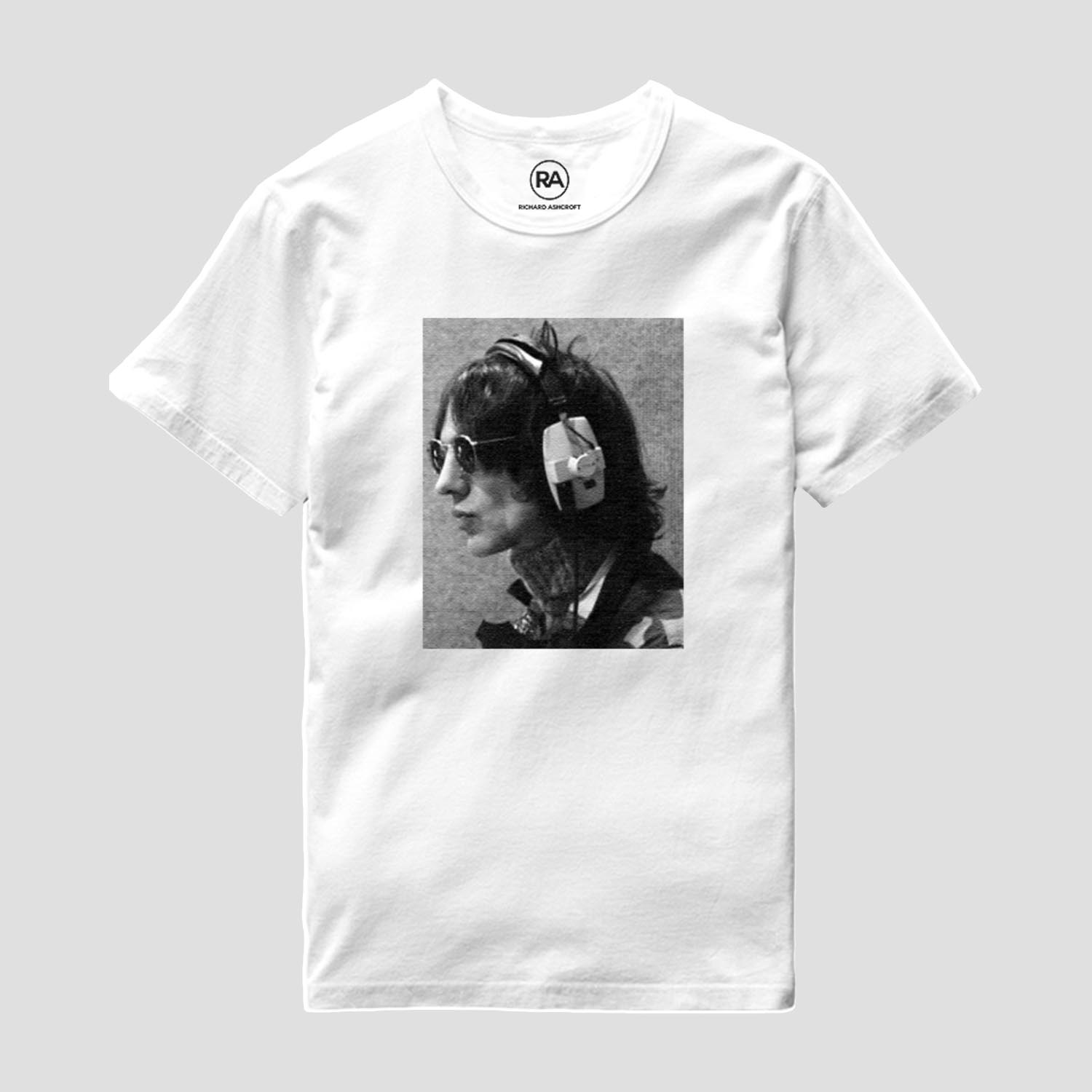 Richard Ashcroft - Studio Photo White T-Shirt