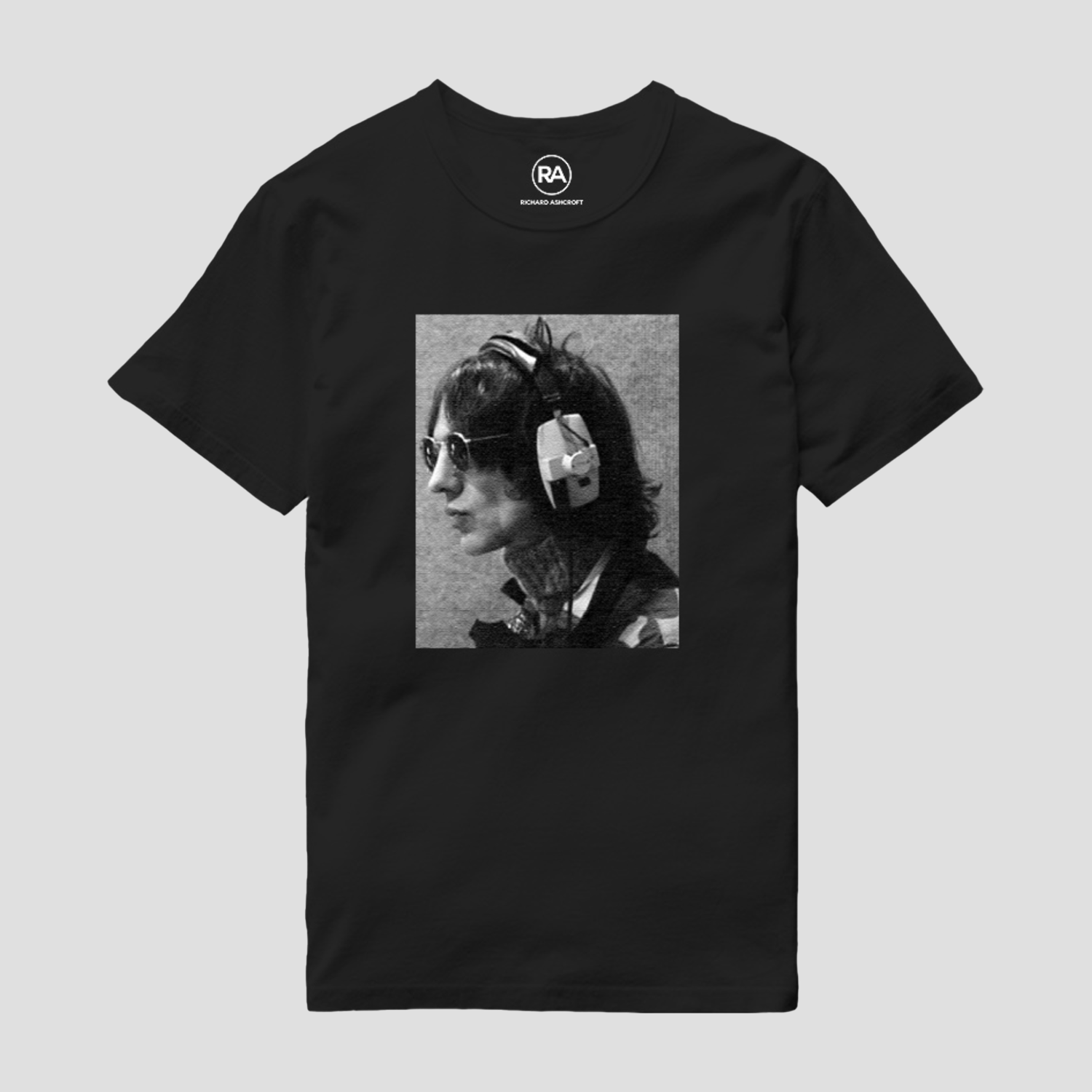 Richard Ashcroft - Studio Photo Black T-Shirt