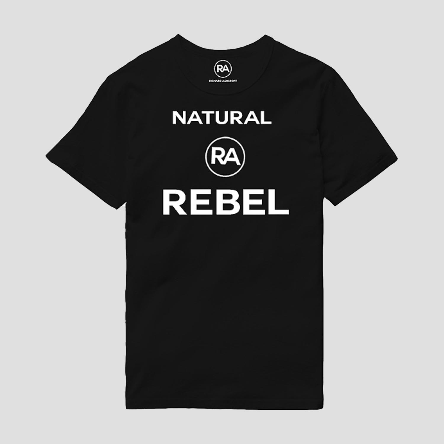 Richard Ashcroft - Natural Rebel Black T-Shirt