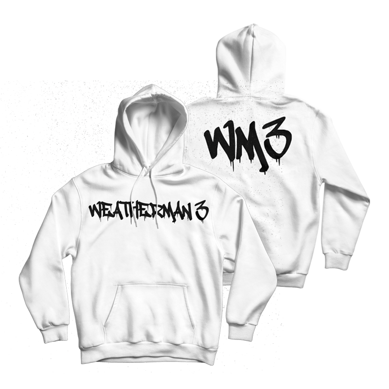 Young Don - White Logo Hoody