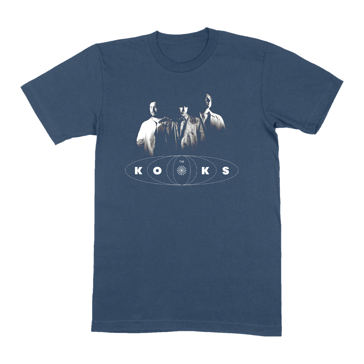 The Kooks - 10 Tracks To Echo In The Dark Blue T-Shirt