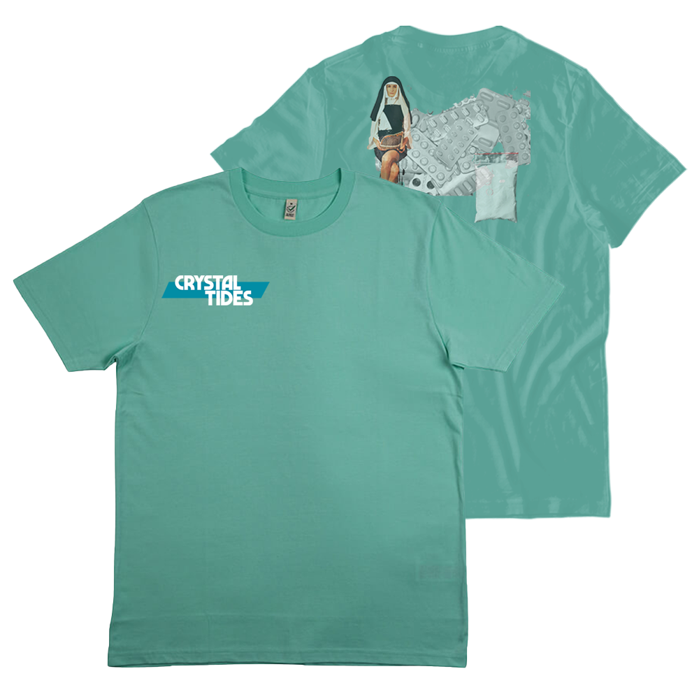 Crystal Tides - Limited Edition Mint Green Logo T-Shirt