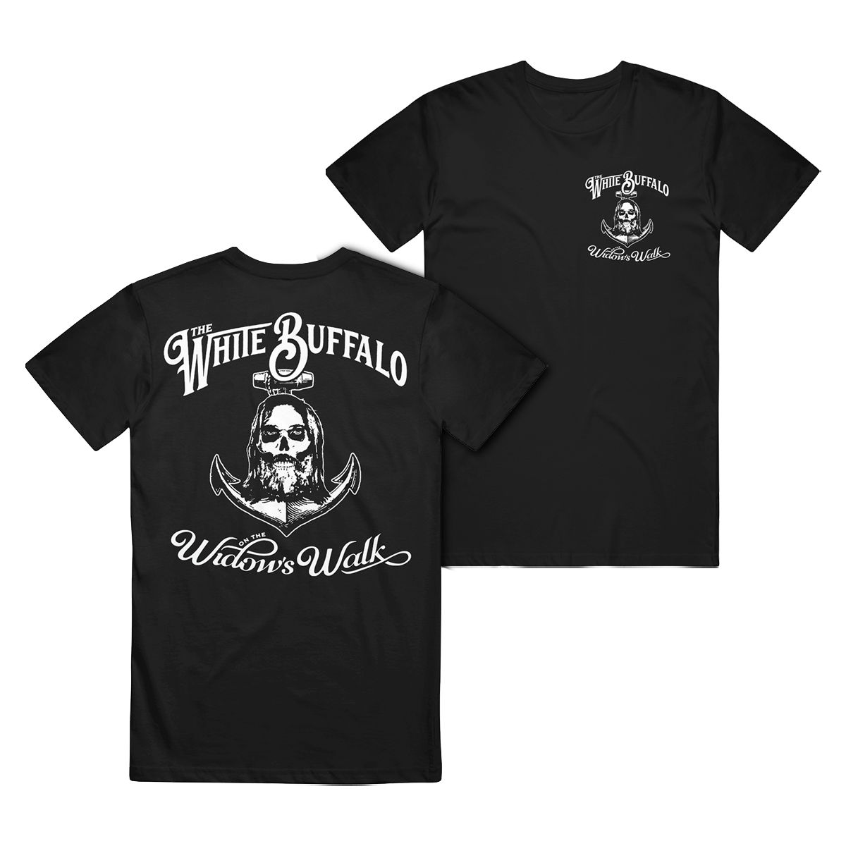 The White Buffalo - Vintage Black Anchor T-Shirt