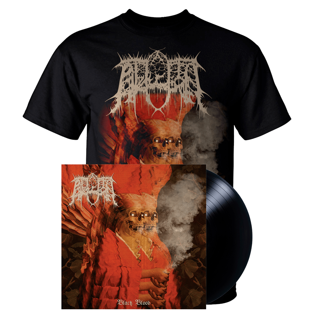 Abduction - Black Blood Black Vinyl + T-Shirt