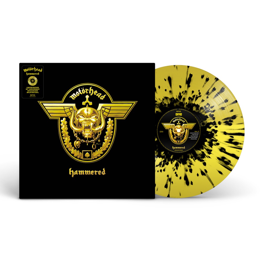 Motörhead - Hammered Gold & Black Splatter Vinyl