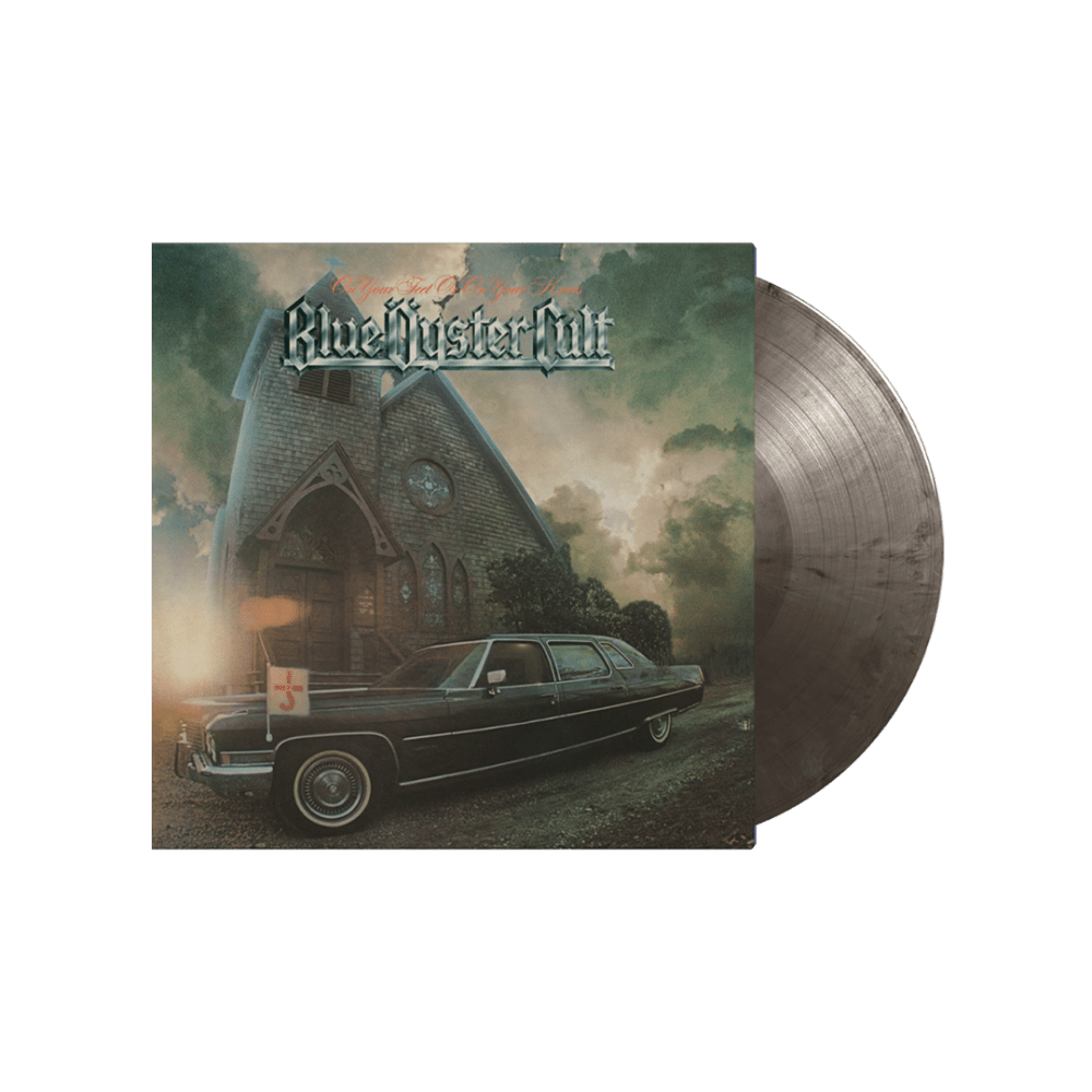 Blue Öyster Cult - On Your Feet Or On Your Knees Silver & Black Marbled Double Heavyweight Vinyl