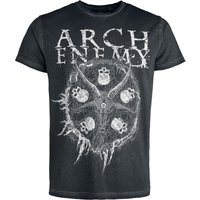 Arch Enemy T-Shirt Symbol Riddick S to 4XL for Men anthracite - Image 1