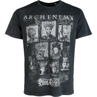 Arch Enemy T-Shirt Family Cards S to XXL for Men grey - Image 1