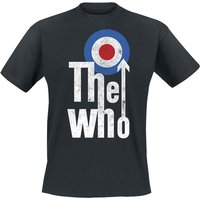 The Who T-Shirt Distressed Target Logo S to XXL for Men black - Image 1