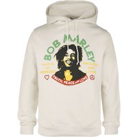 Bob Marley Hooded sweater Truth Peace & Love S to XXL for Men sand - Image 1