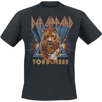 Def Leppard T-Shirt US Tour 1983 S to XXL for Men black