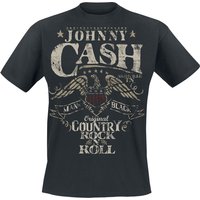 Johnny Cash T-Shirt Original Country Rock n Roll S to 3XL for Men black