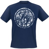 Foo Fighters T-Shirt Sonic Highways City Circles M to L for Men dark blue - Image 1