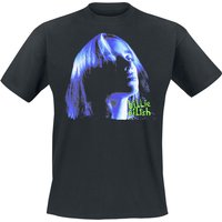 Billie Eilish T-Shirt Neon Blue Shadow M to XXL for Men black - Image 1