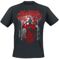 Slaughter To Prevail T-Shirt Red Mask Kostolom S to 4XL for Men black
