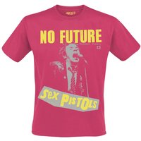 Sex Pistols T-Shirt No Future Live Photo S to XXL for Men pink - Image 1