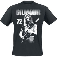 David Gilmour T-Shirt Live 1972 S to 3XL for Men black - Image 1