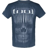 Tool T-Shirt Grid Skull S to 3XL for Men blue - Image 1