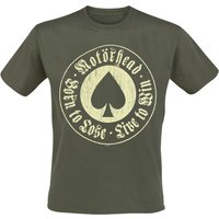 Motörhead T-Shirt Born To Lose S to XXL for Men khaki - Image 1