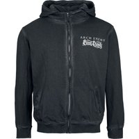 Arch Enemy Hooded zip Blood Dynasty M to XXL for Men anthracite - Image 1