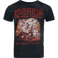 Kreator T-Shirt Pleasure To Kill S to XXL for Men anthracite - Image 1