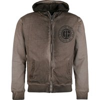 Pantera Hooded zip Vulgar Display S to XXL for Men brown - Image 1