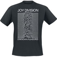 Joy Division T-Shirt Unknown pleasures S to XXL for Men black - Image 1