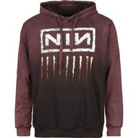 Nine Inch Nails Hooded sweater Downward Spiral S to XXL for Men dark red - Image 1