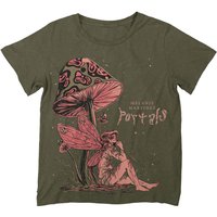 Martinez, Melanie T-Shirt Portals Mushroom Boyfriend Tee S to XXL for Men green - Image 1