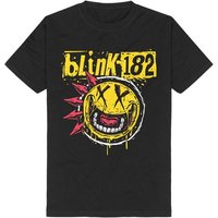 Blink 182 T-Shirt Punk Smile S to 3XL for Men black - Image 1