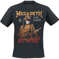 Megadeth T-Shirt So What Vintage Tracklist S to XXL for Men black - Image 1