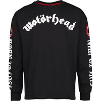 Motörhead Long-sleeve Shirt EMP Signature Collection Oversize S to XXL for Men black