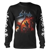 Sodom Long-sleeve Shirt Agent orange S to XXL for Men black - Image 1