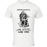 Avenged Sevenfold T-Shirt Game Over S to 3XL for Men white - Image 1