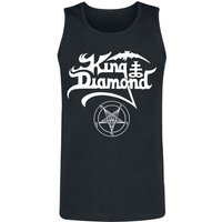 King Diamond Tanktop Logo S to XXL for Men black - Image 1